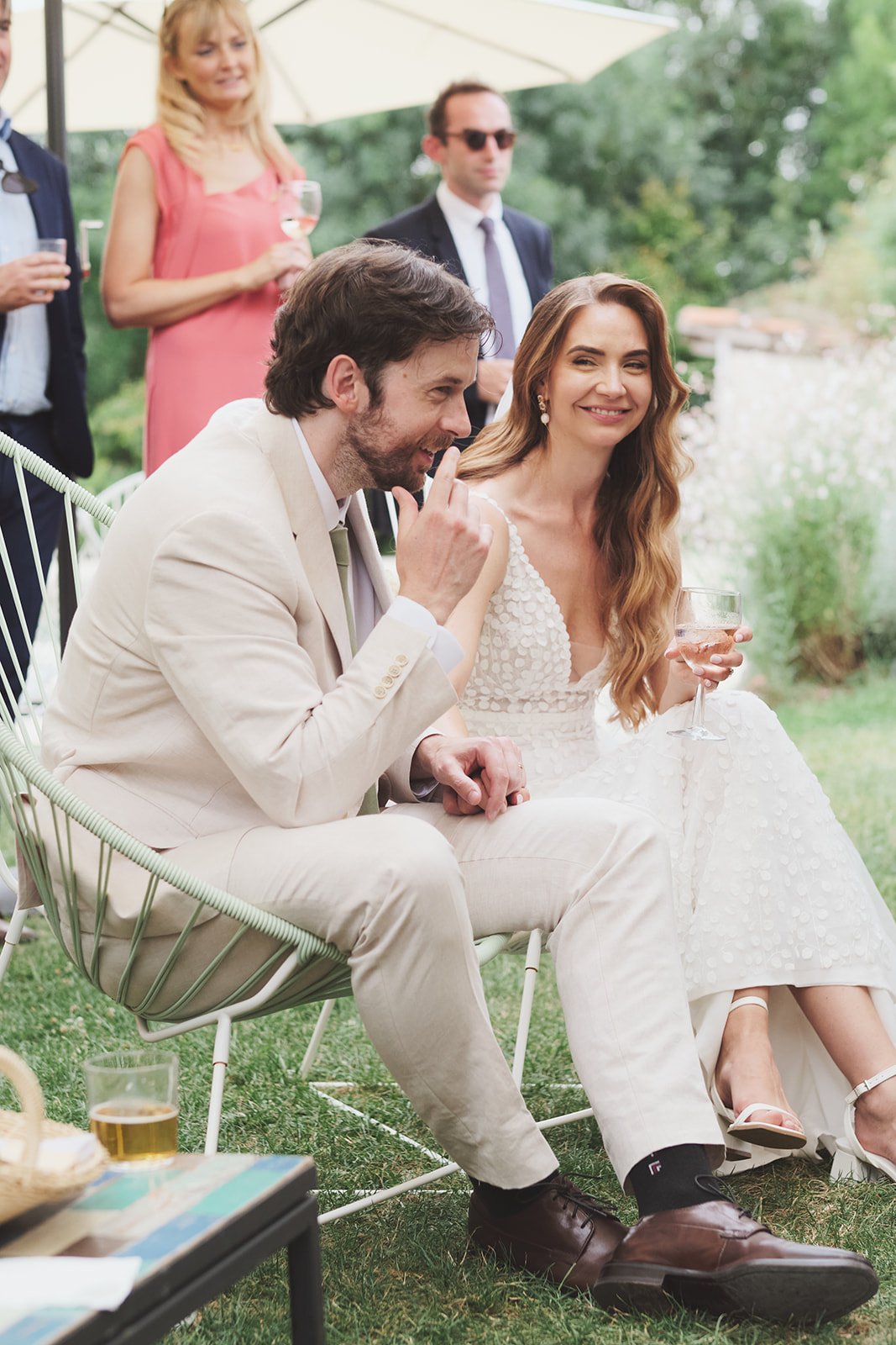 Chateau de puissentut wedding. of T and E by Littlewing Photos