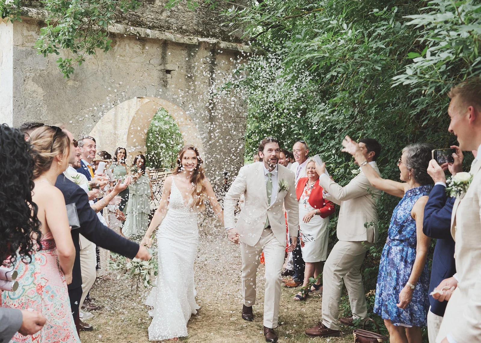 Chateau de puissentut wedding. of T and E by Littlewing Photos