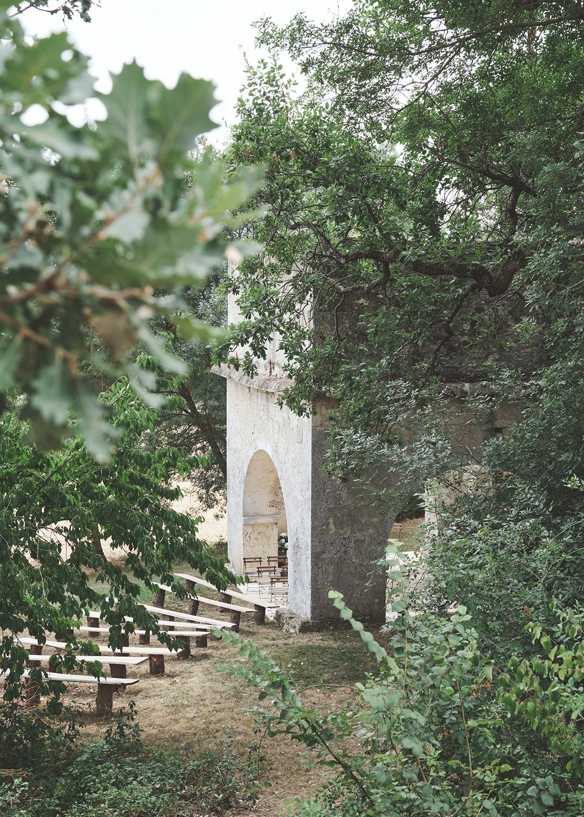 Chateau de puissentut wedding. of T and E by Littlewing Photos
