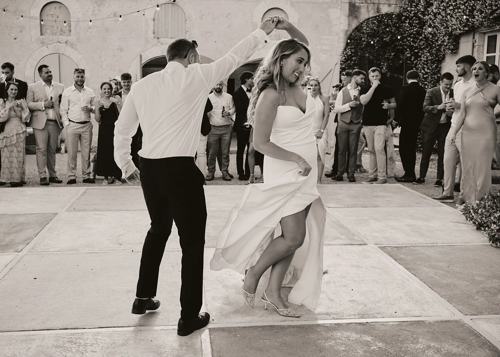 Daniella & Josh bnw party 50 Chateau Naudou wedding of J and D by Littlewing Photos  wedding photographer.jpg