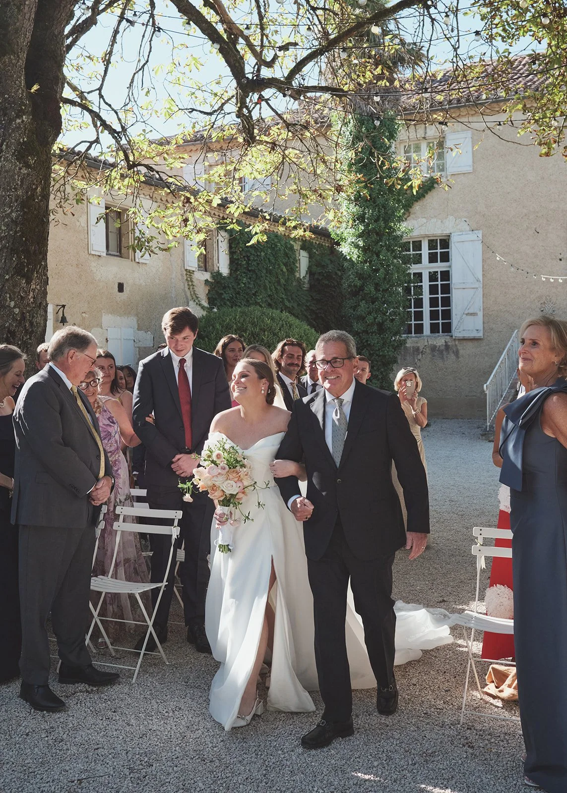 Virginia and Bo wedding at Chateau de Lartigolle, Auch, Toulouse  – photo by Littlewing Photos