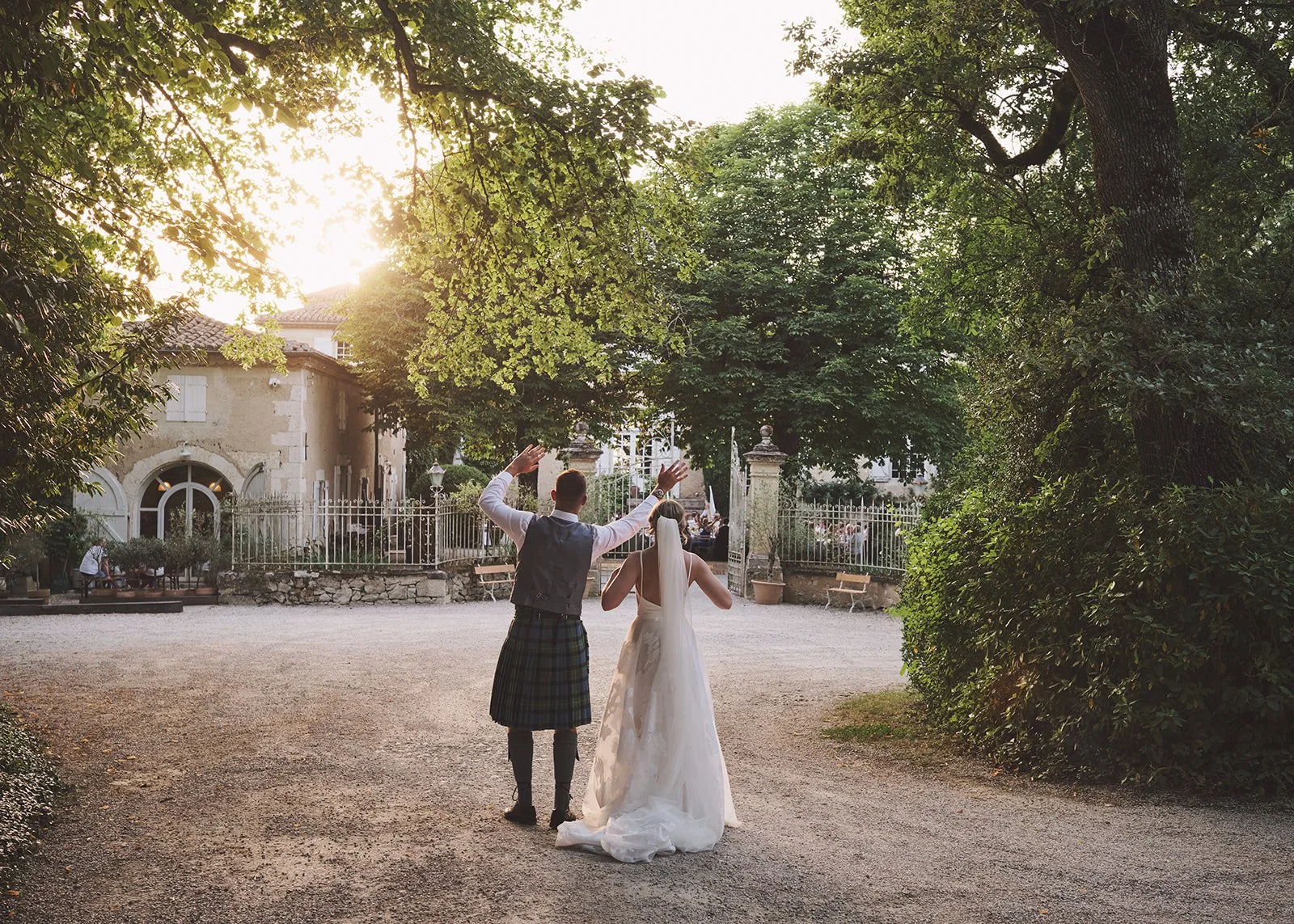 Chateau de Lartigolle Wedding of E and S by LIttlewing Photos