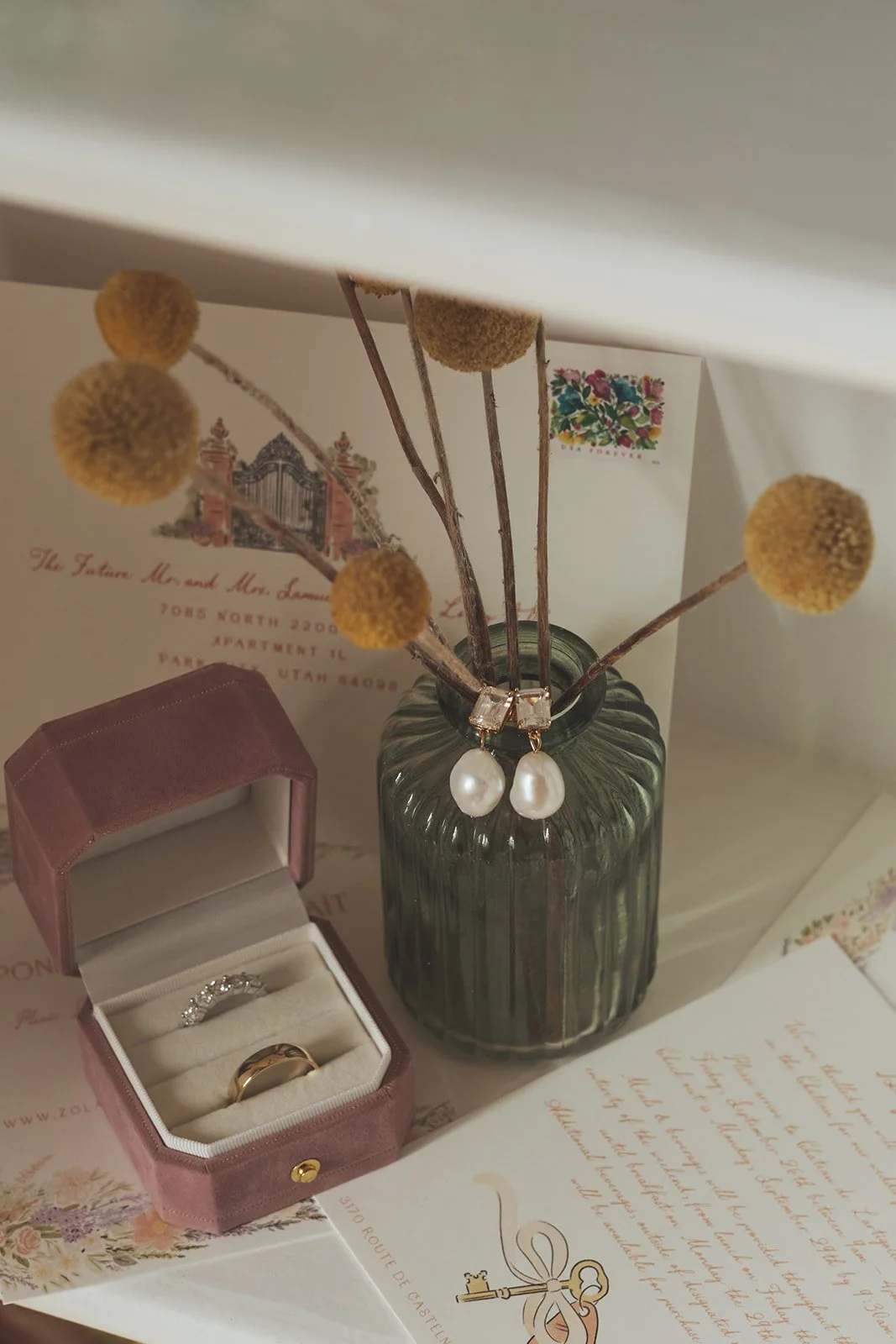 Virginia and Bo wedding at Chateau de Lartigolle, Auch, Toulouse  – photo by Littlewing Photos