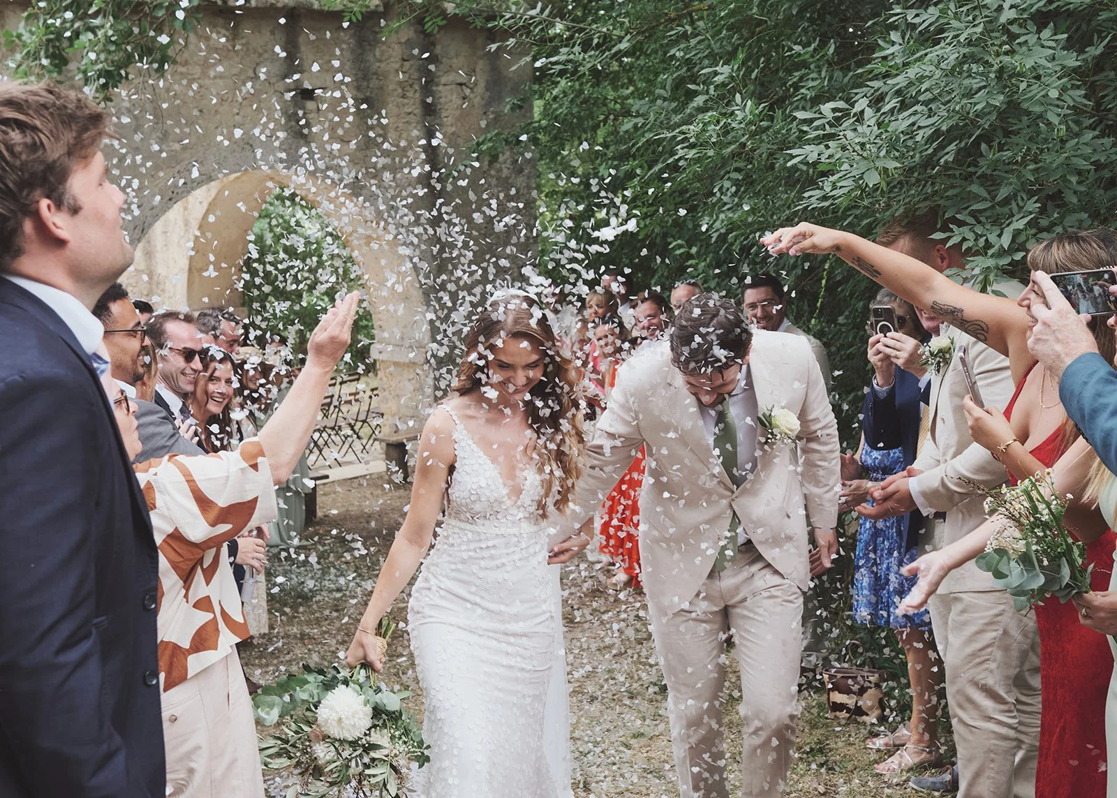 Chateau de puissentut wedding. of T and E by Littlewing Photos