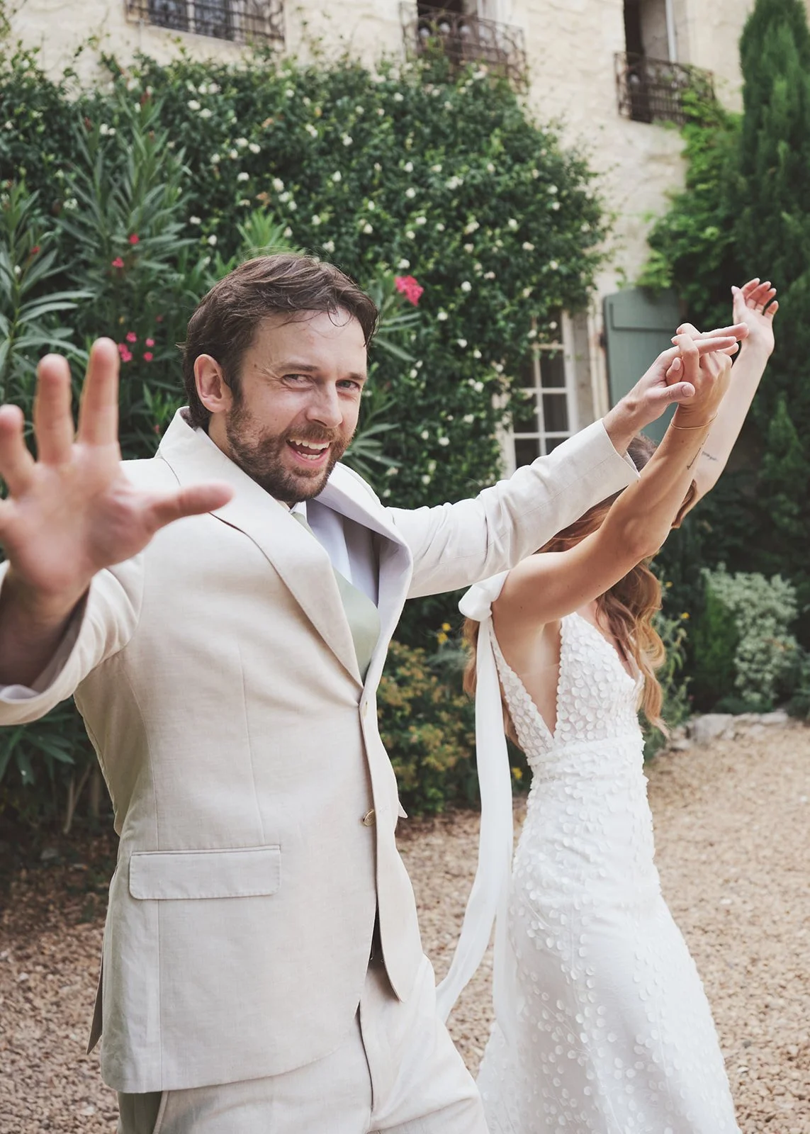 Chateau de puissentut wedding. of T and E by Littlewing Photos