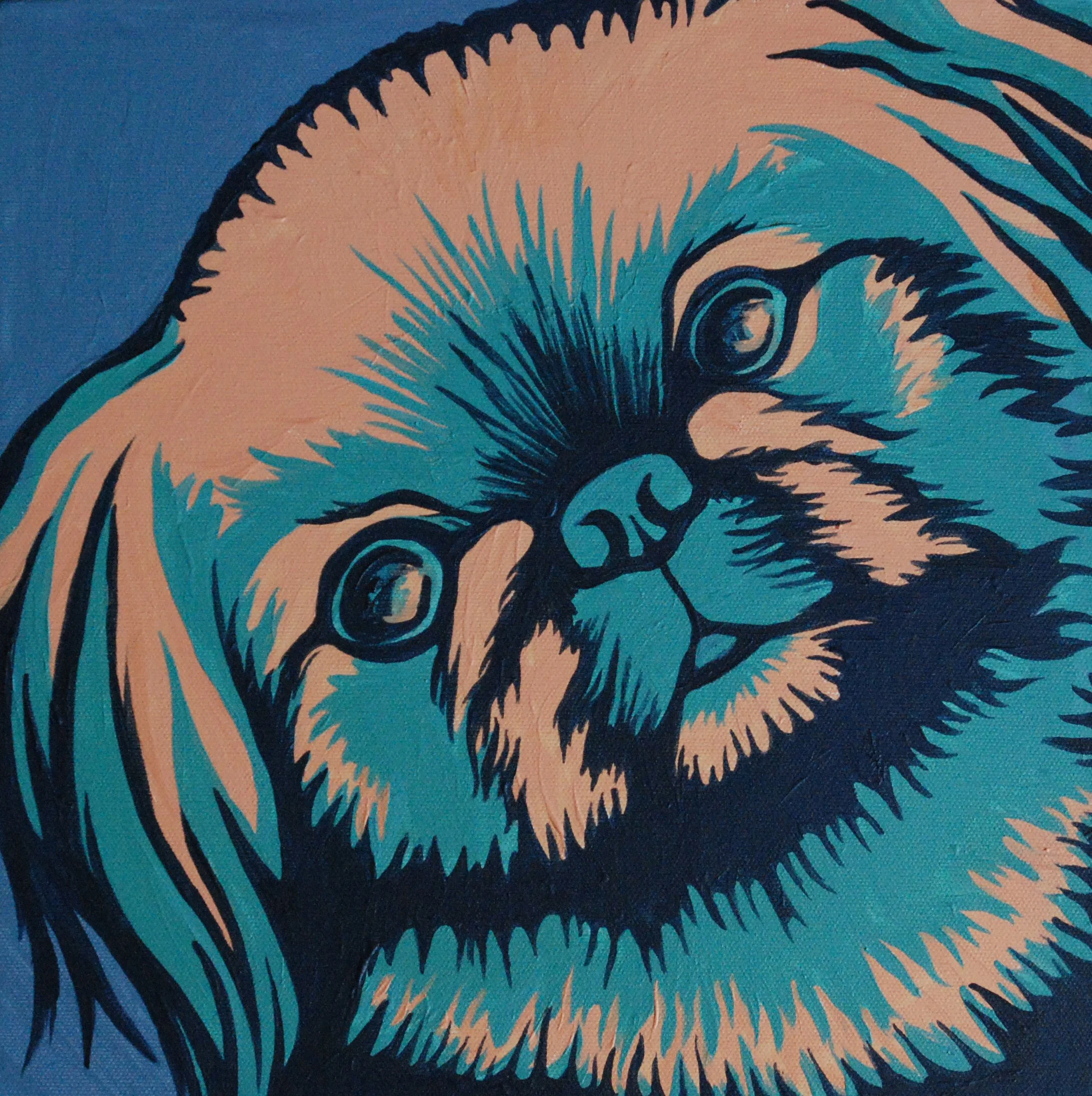 My former peke named Buddy.