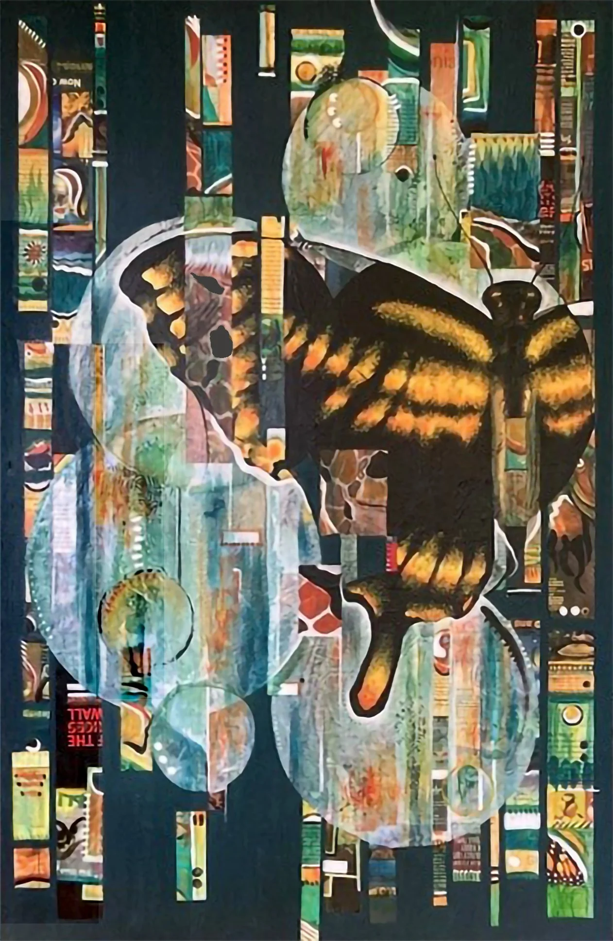 Focused Flight Multimedia gallery wrapped 30 x 40 SOLD
