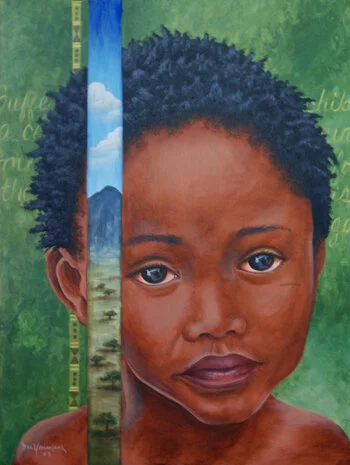 Eyes of Africa was created from images of the AIDS orphanage in Africa we supported.