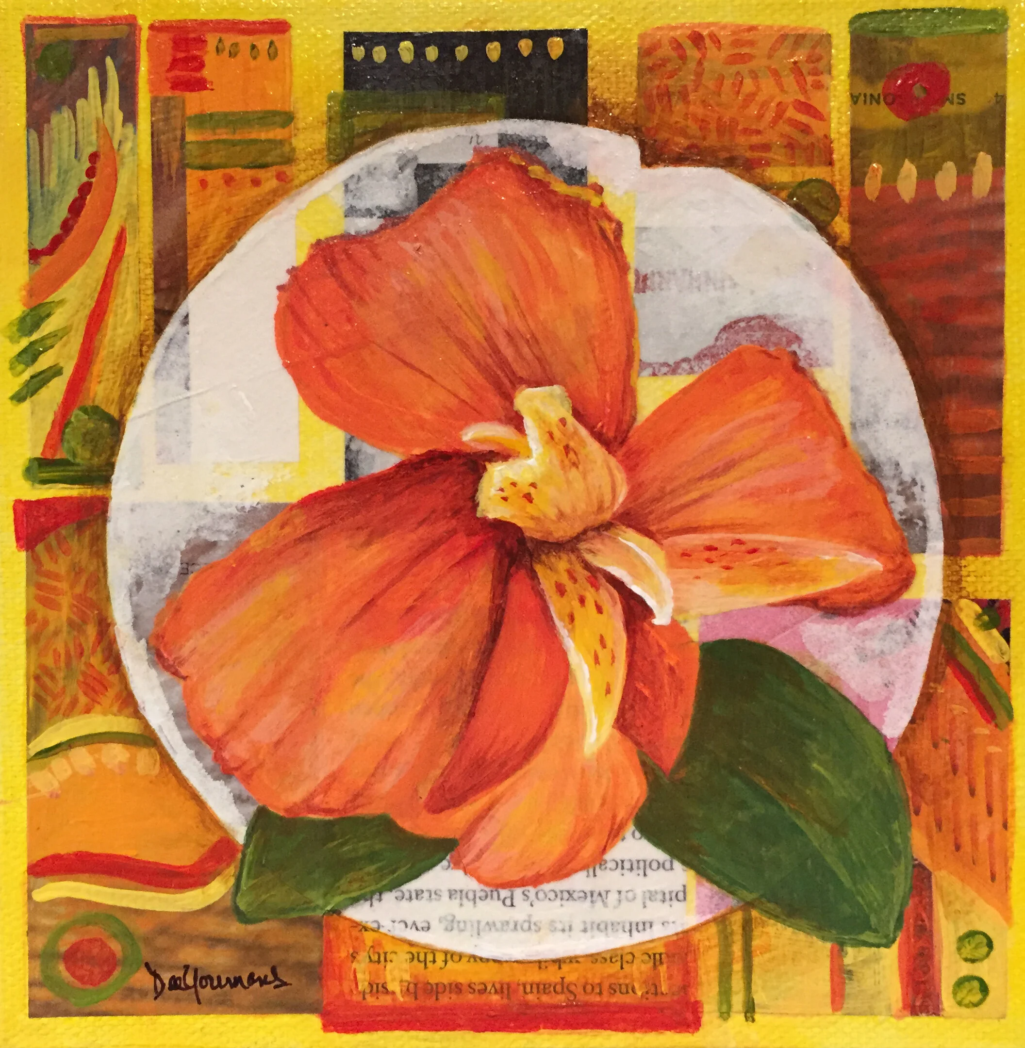 Canna Lily 6 x 6 multimedia gallery wrapped
SOLD