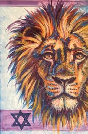Lion of Judah, painted and given to the Synogogue in Thomasville GA