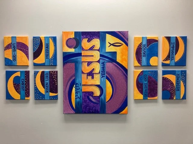 Painted in collaboration with my friends at Church, focusing on the names of Jesus.