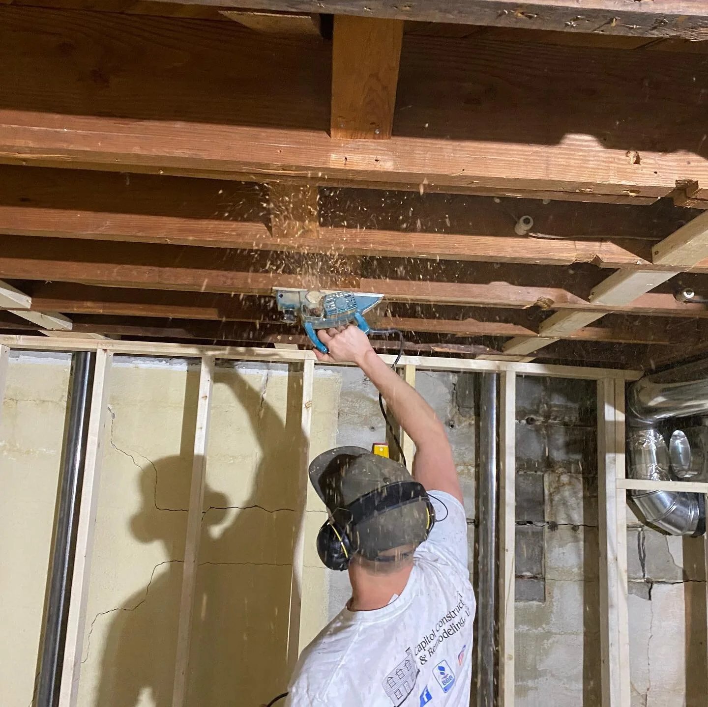 Spending some extra attention on the wall and ceiling framing of this project to ensure the finished walls and ceiling are nice and flat. 
#lnk #mylnk #lincolnne #sewardne #remodeling #homeimprovement #carpentry #smallbusiness #familyowned