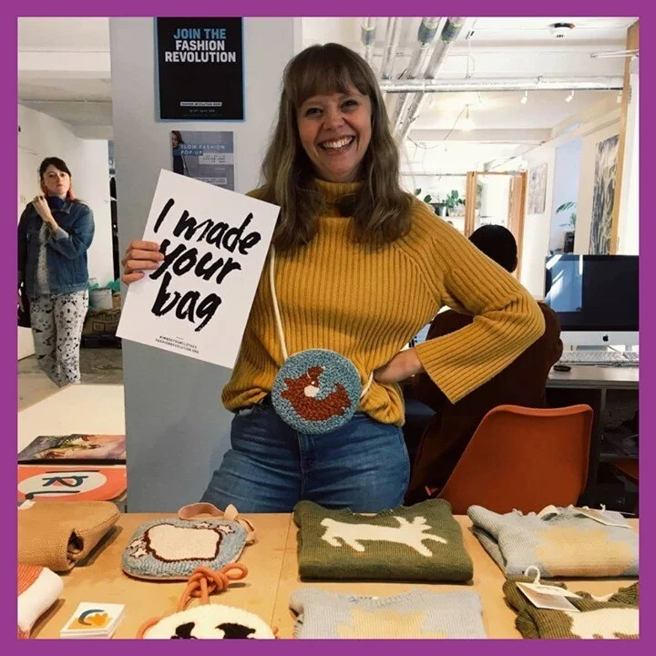 For this #fibrowarrior wednesday, we are celebrating @hannah_rumsey, a Suffolk based designer maker living with Fibromyalgia. She explores medicinal natural dyes with biomordants for knitted and printed textiles, and shows us that chronic illnesses s
