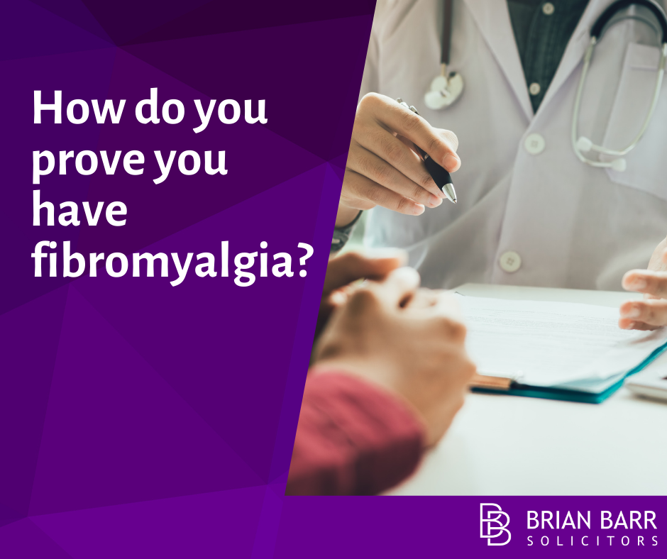How do you prove you have fibromyalgia?