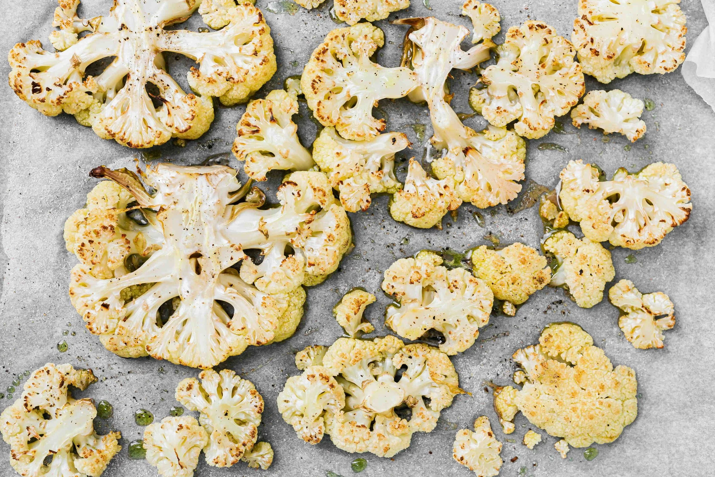 Cauliflower Rostis with Avocado and Poached Eggs