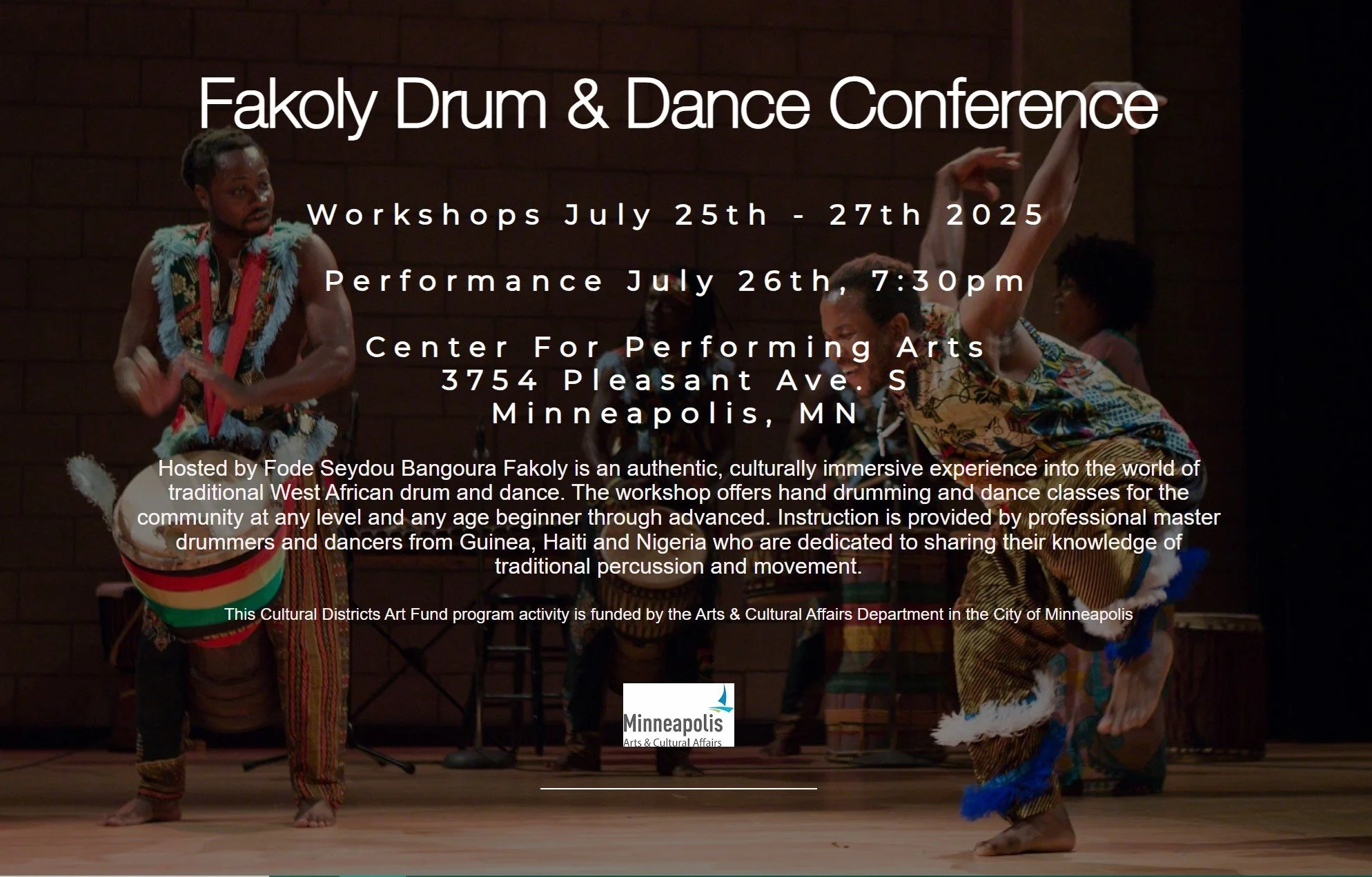 Fakoly Drum & Dance Conference