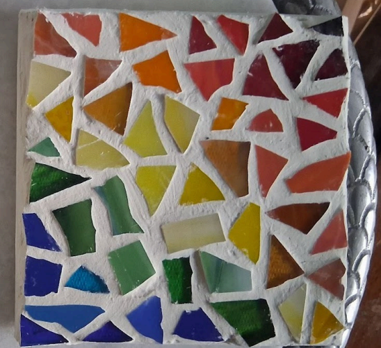 Art + connection - Stained Mosaic Coasters workshop