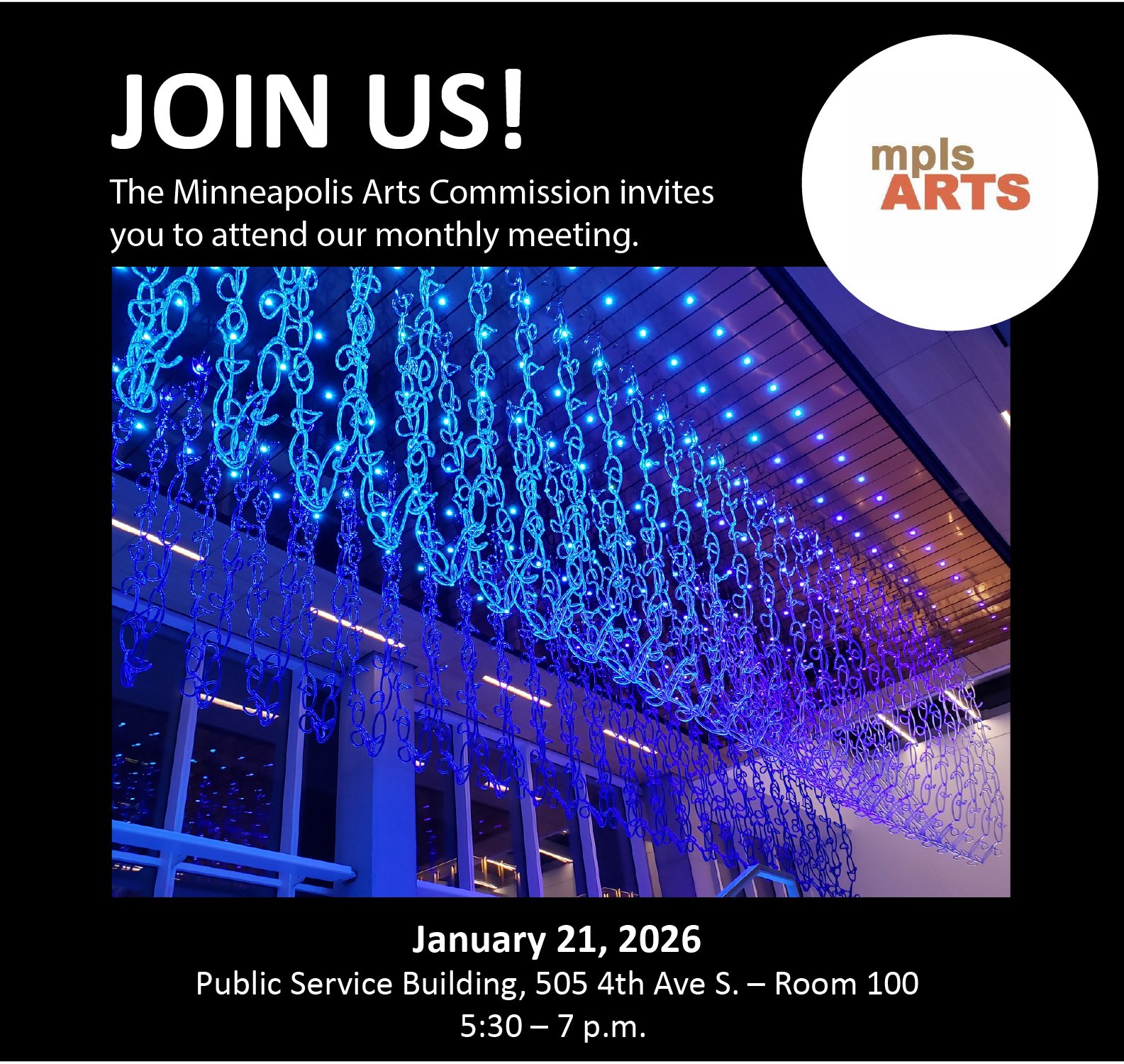 Minneapolis Arts Commission Monthly Meeting