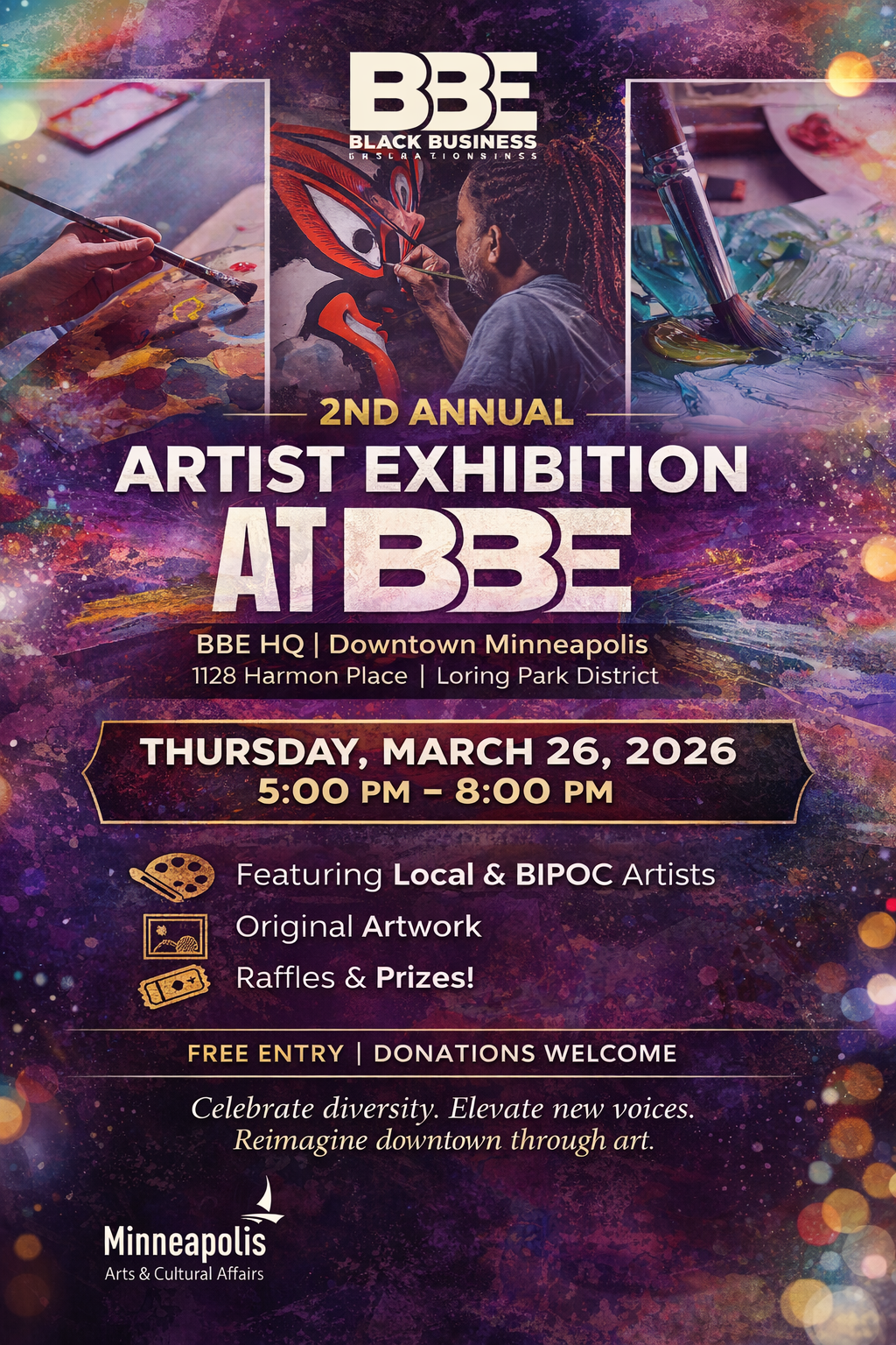 Second annual artist exhibition at BBE HQ