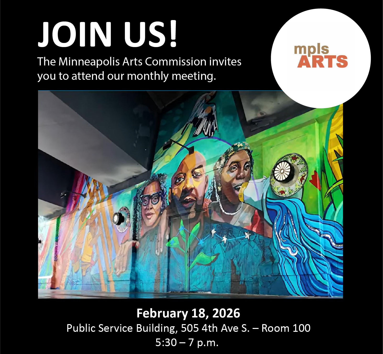 Minneapolis Arts Commission Monthly Meeting 