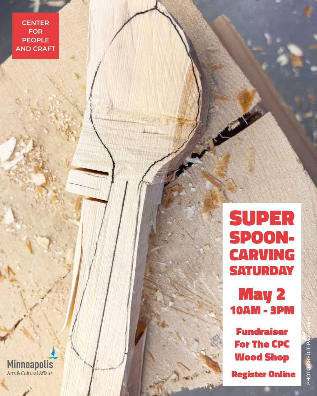 Super Spooncarving Saturday at the Center for People and Craft