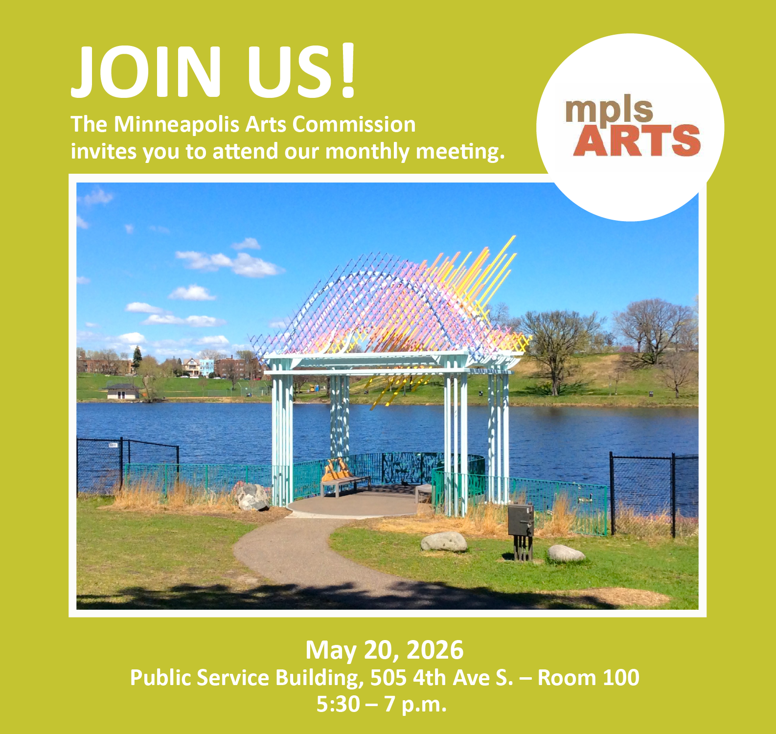 Minneapolis Arts Commission Monthly Meeting 
