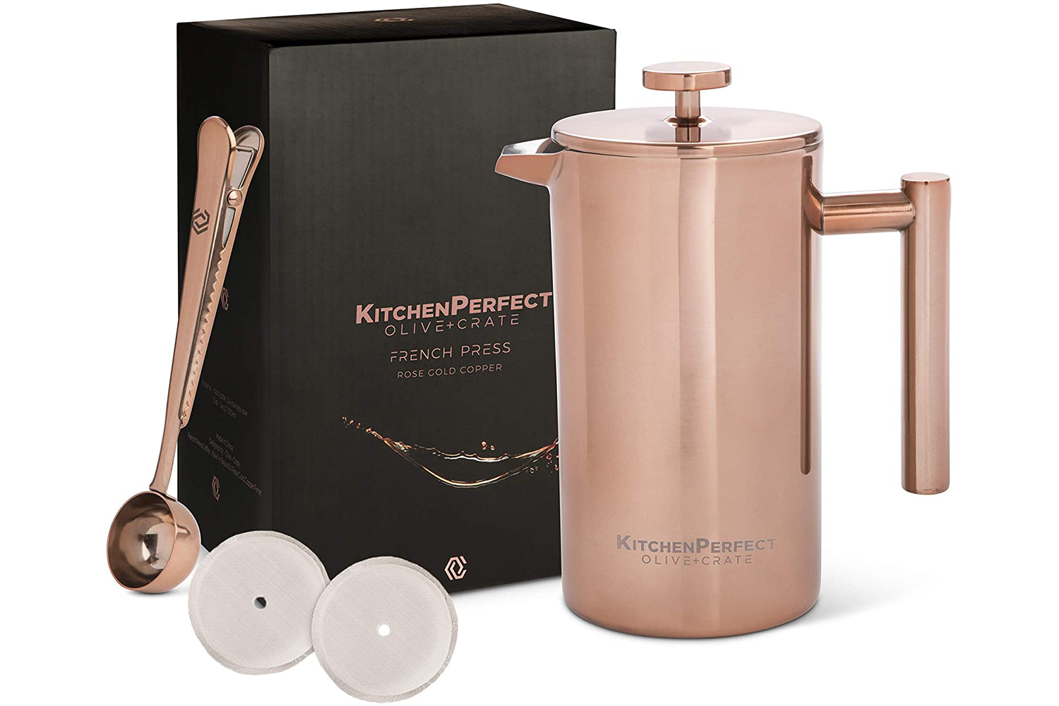 Kitchen Perfect Copper French Press 