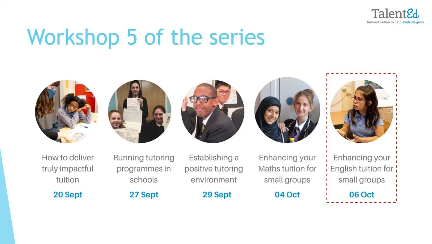 Tutoring Excellence Workshop: Enhancing your English tuition for small groups