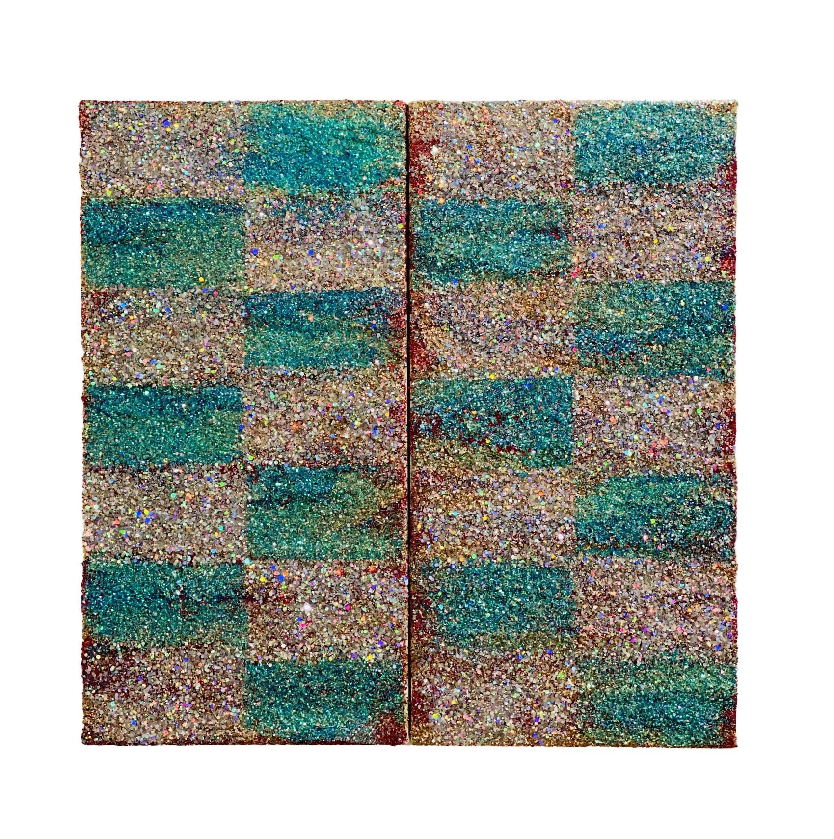 Two Times Seven / 2022 / Diptych 24” x 24”