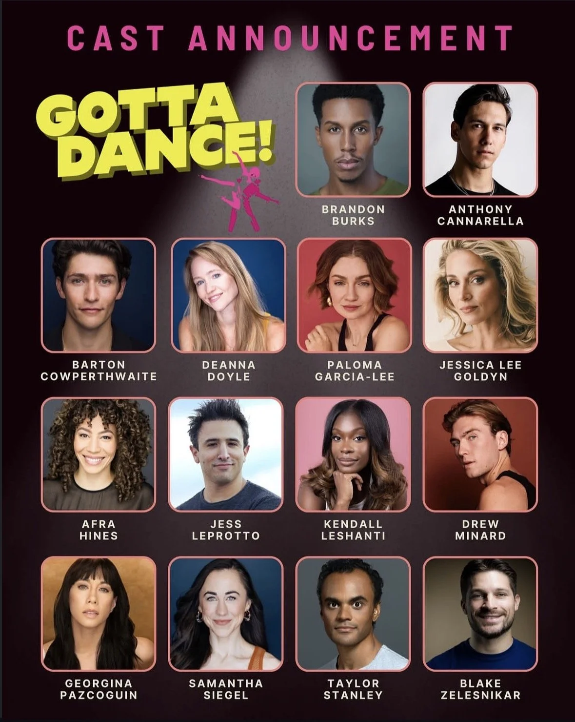Gotta Dance Cast Announcement