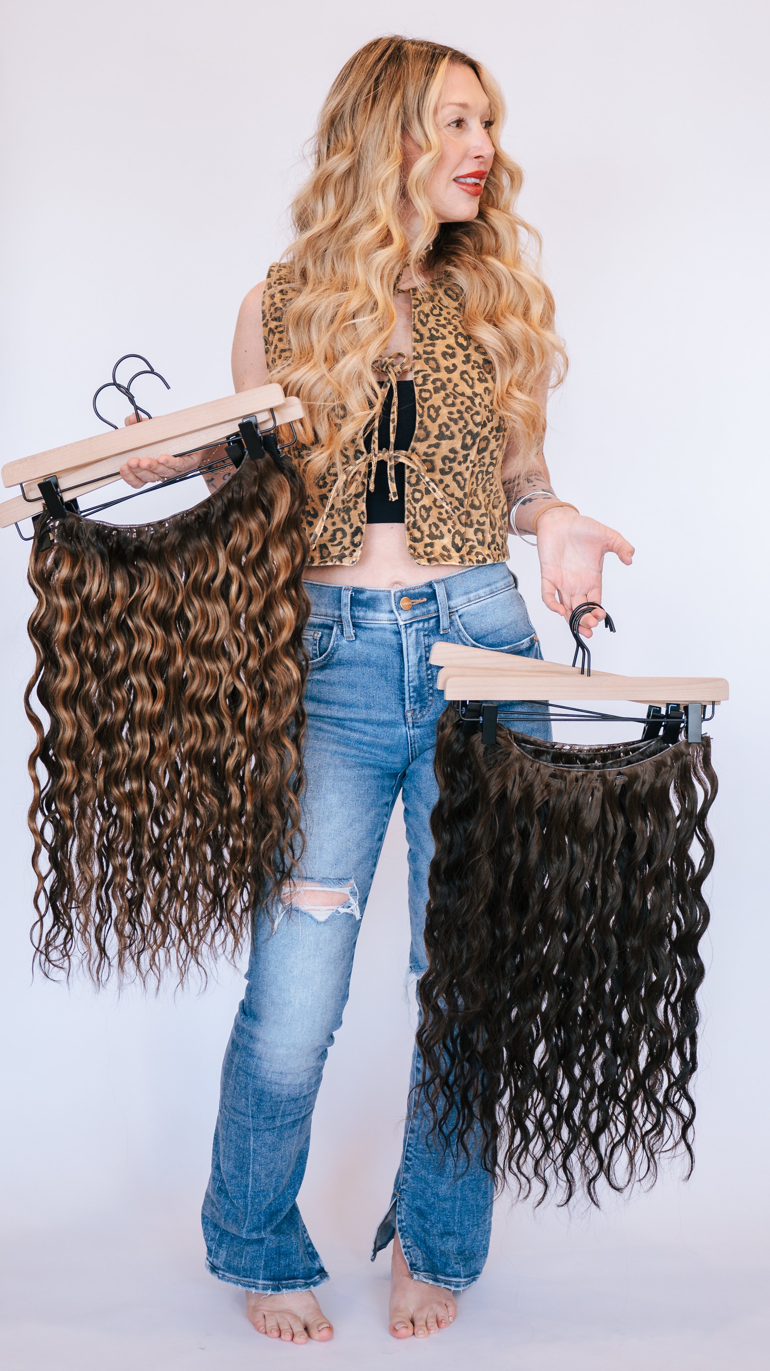 Curly Wefts | Enhance Your Look Today — Trust & Mane Extensions