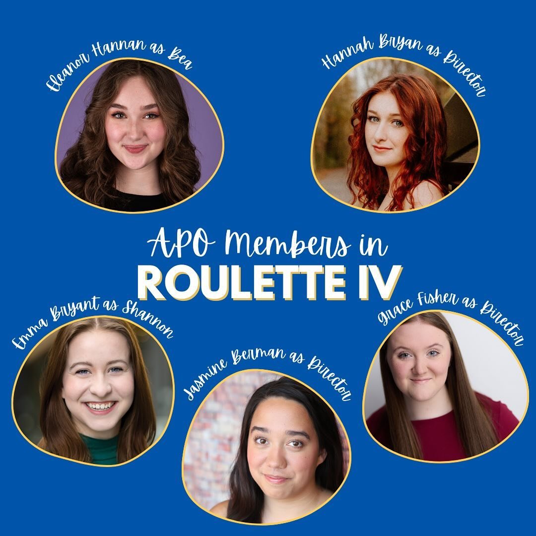 Congratulations to the terrific APO members who were involved in Roulette IV last week!
