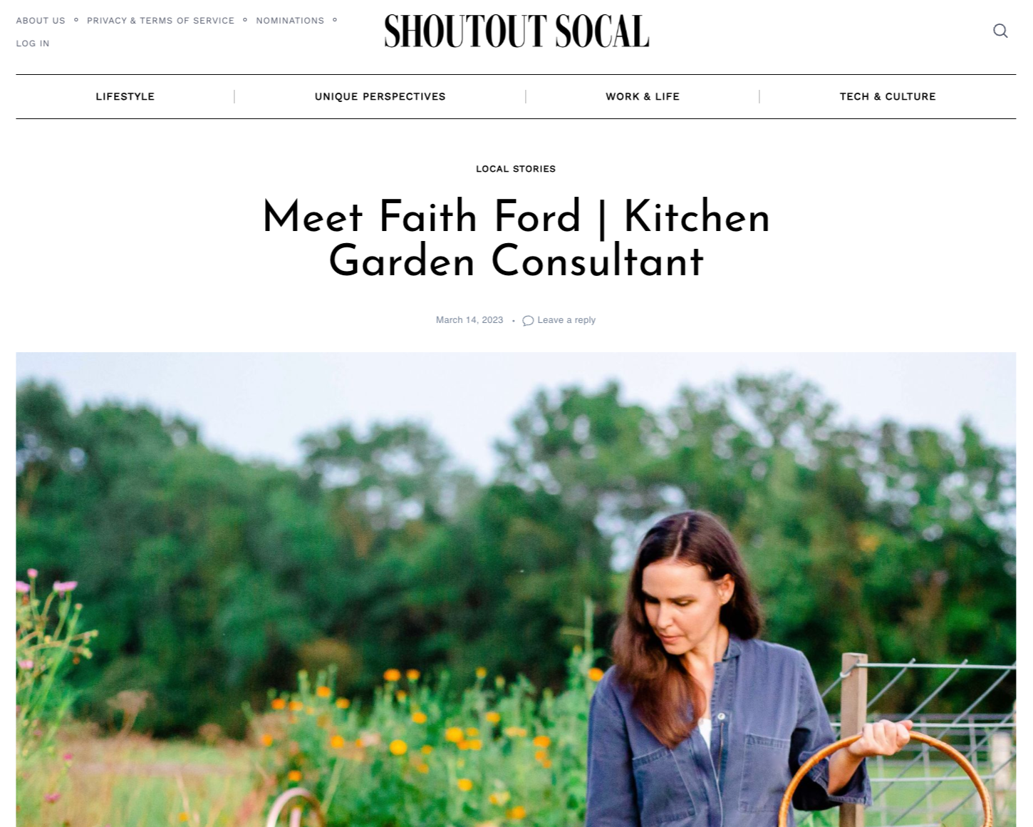 Shoutout SoCal Interview floracotta 2023