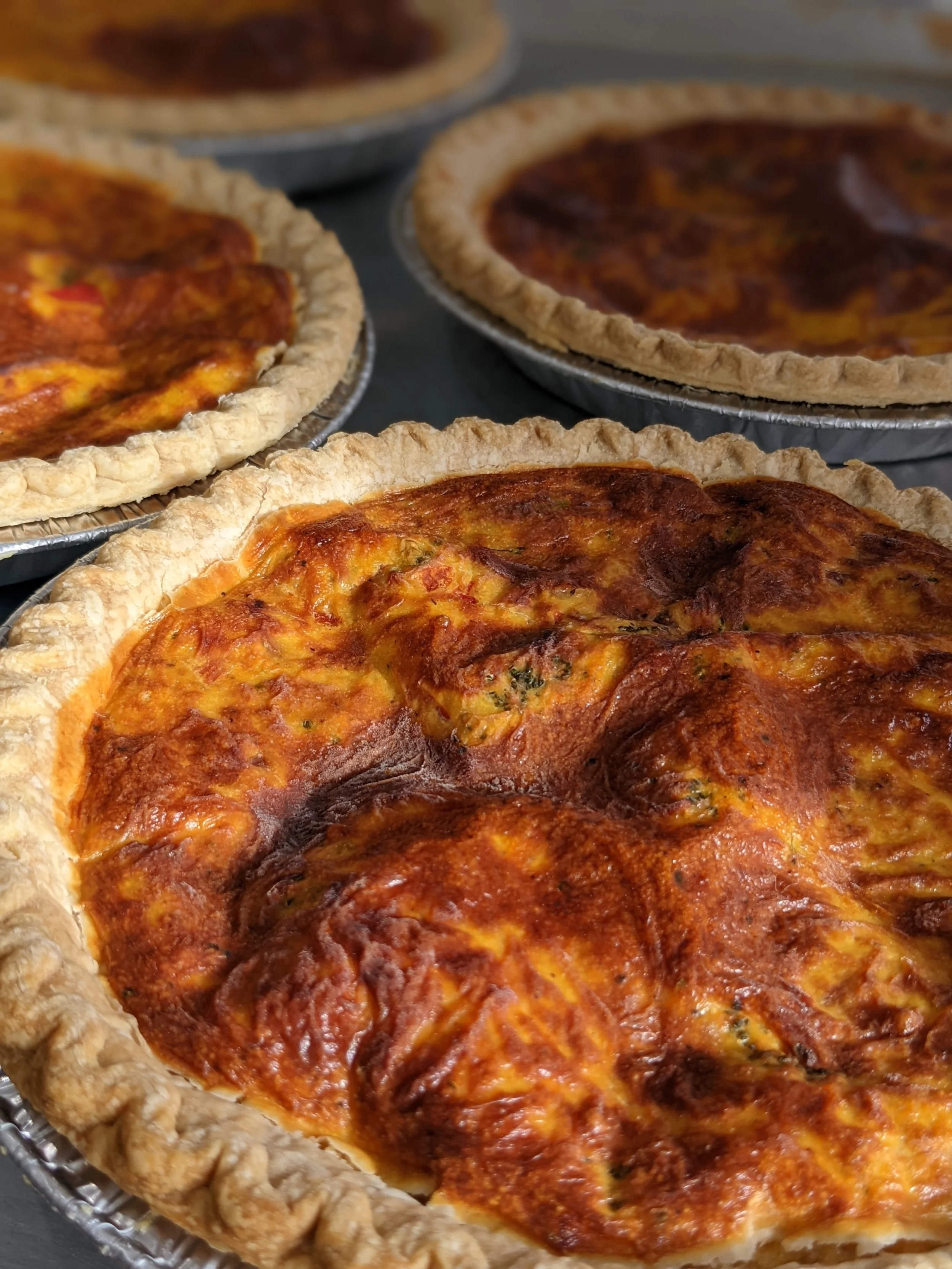 Red Pepper & Onion Quiche