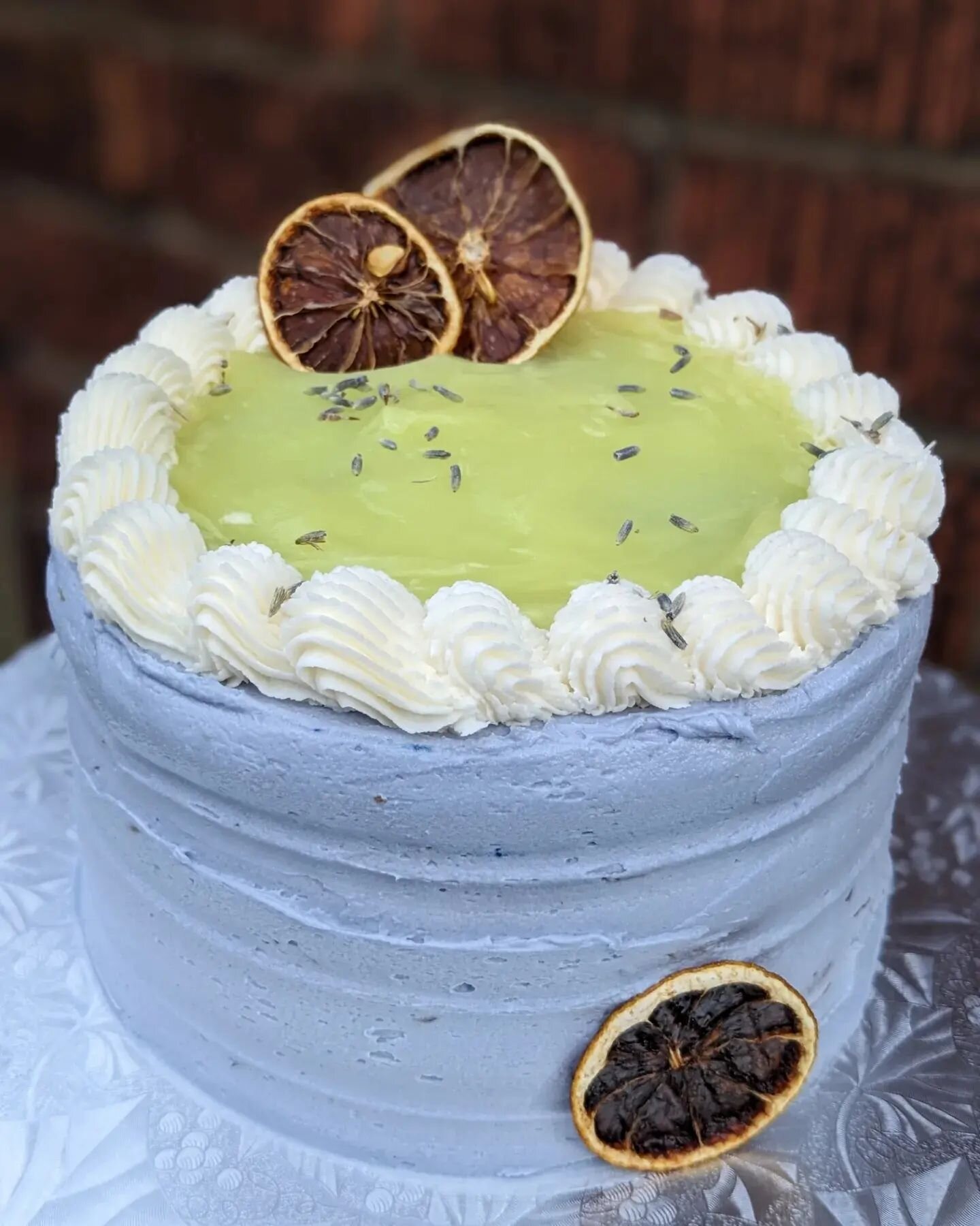 These 6&quot; lavender cakes are as delicious as they are pretty and honestly... What mother wouldn't be thrilled at vegan, delicious cake, right?! Available to o r d e r until 5pm tomorrow via our mothers day pre-o r d e r s! L I n k in the bio!