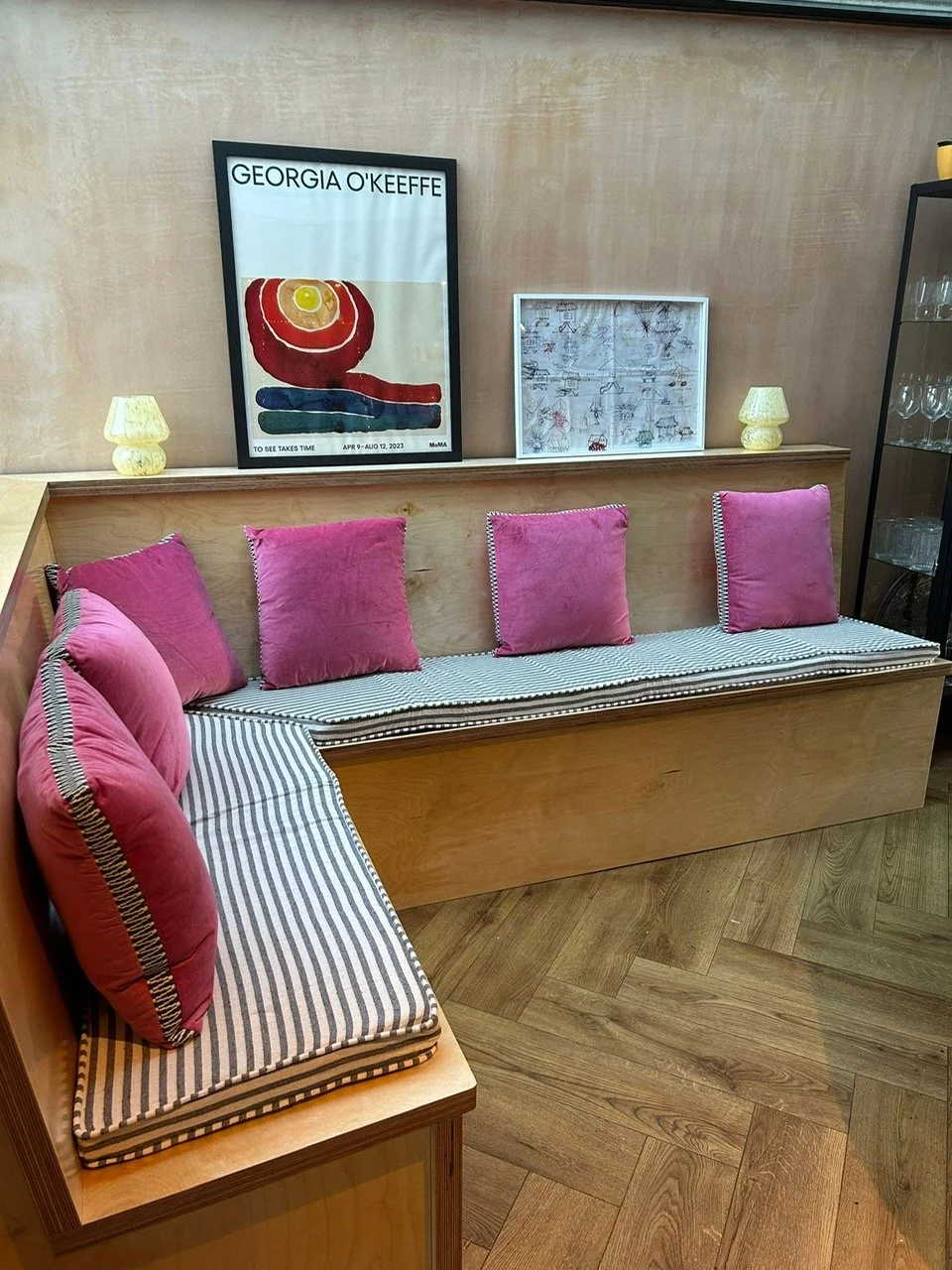 Bespoke birch faced ply seat 