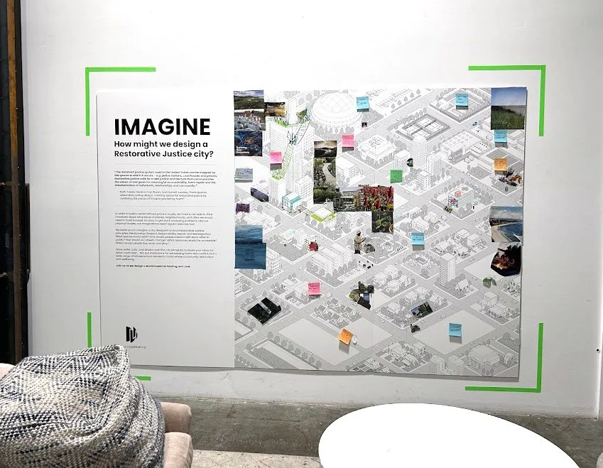 Interactive installation created for an event with Designing Justice + Designing Spaces 
