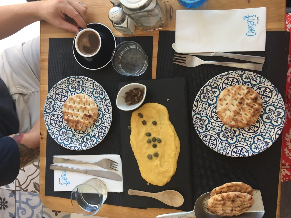 Fava at Caesar's in Mykonos, Greece