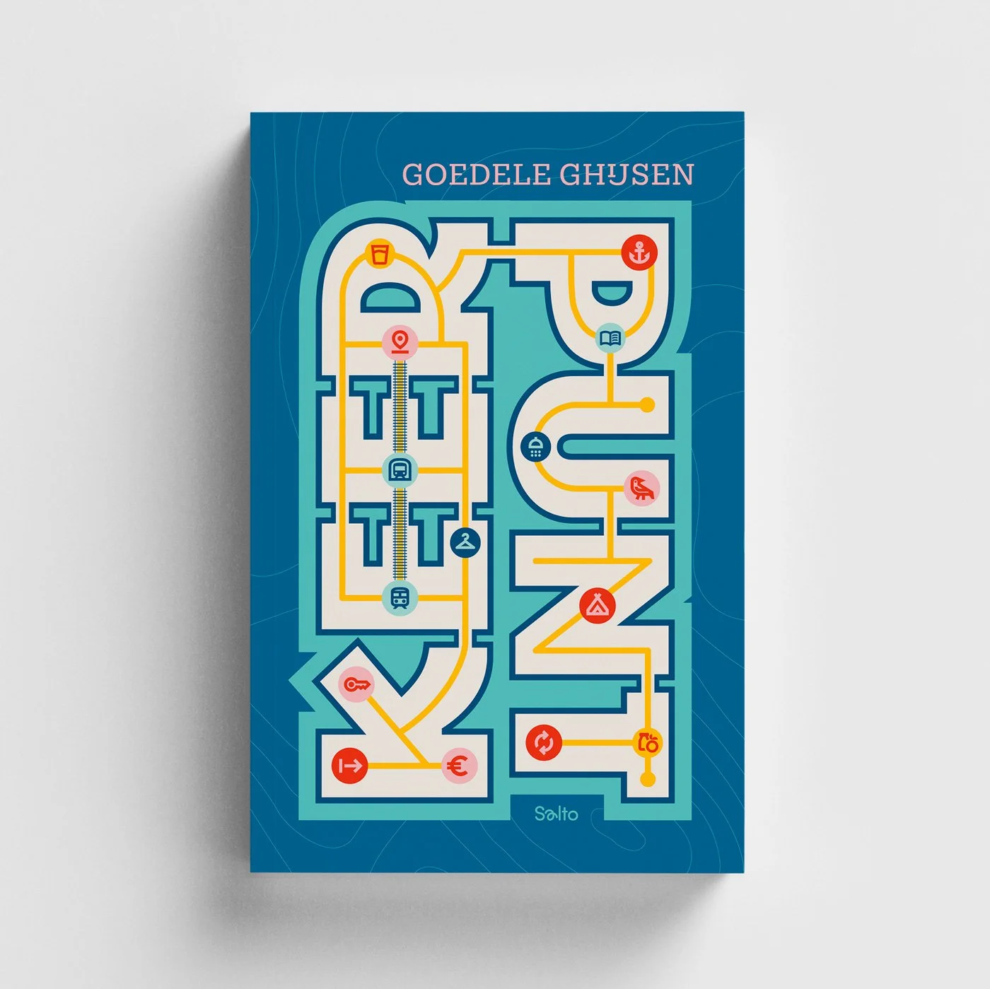 Boekcover van Keerpunt, een young adult roman van Goedele Ghijsen, ontworpen door Maarten Deckers