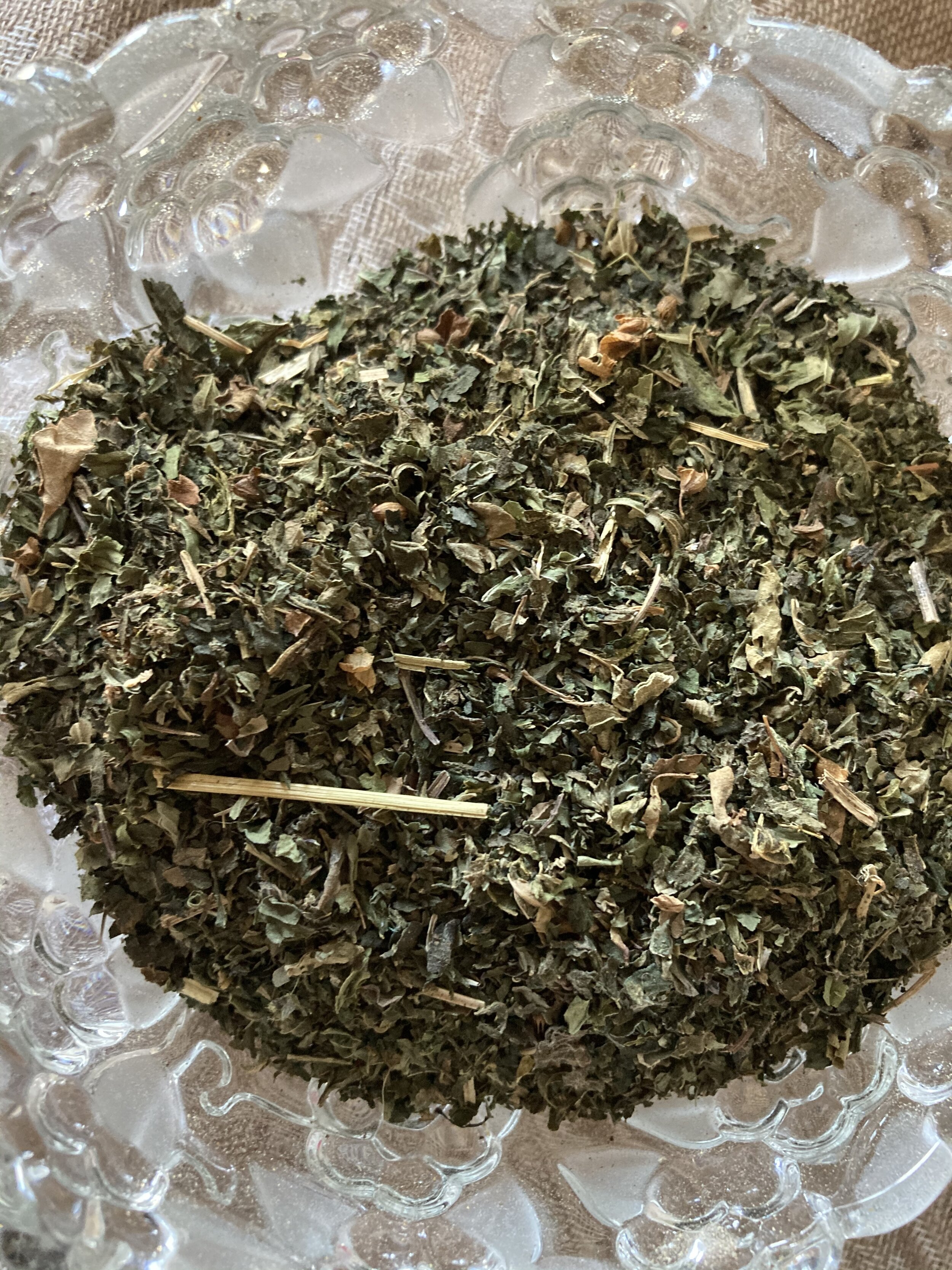 Nettle Mint Tea
.3 ounce bag loose leaf