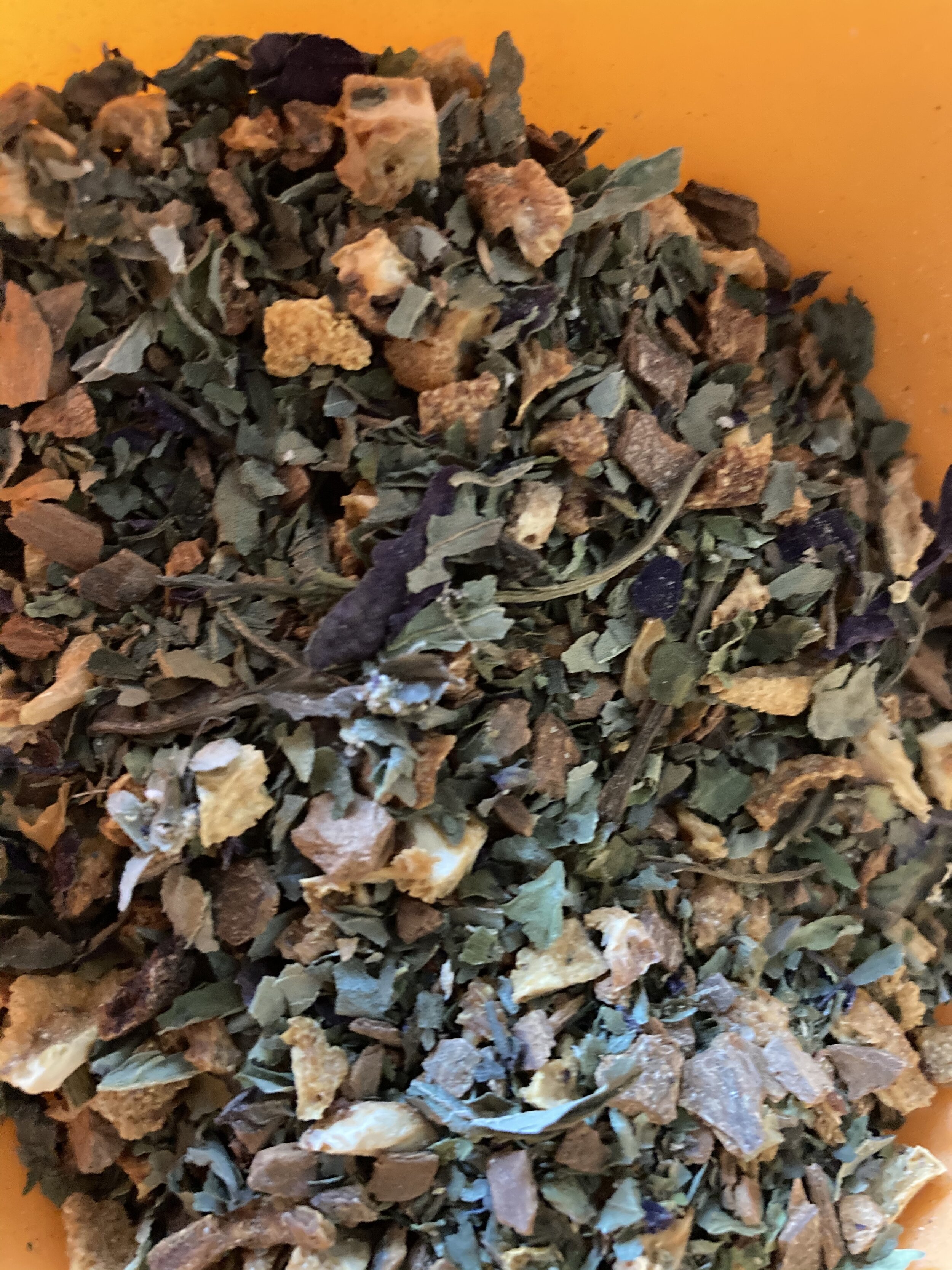 Orange Basil Tea
.3 ounce bag loose leaf