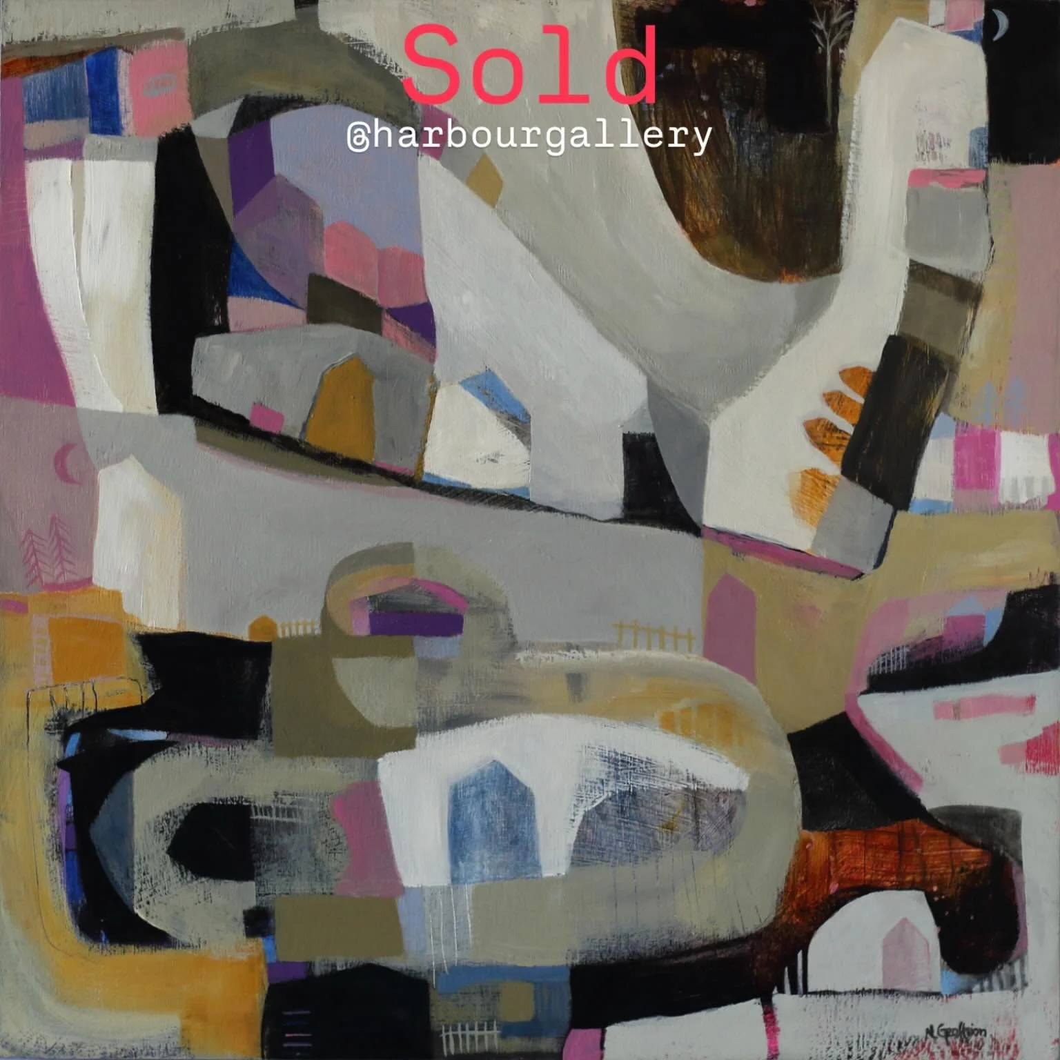 Sold
"Echo In The Landscape" is now going to a new collector in Montreal. Thank you to @harbourgallery and their great support, I really appreciate it.
#contemporaryart #mississaugaart #ontariogallery