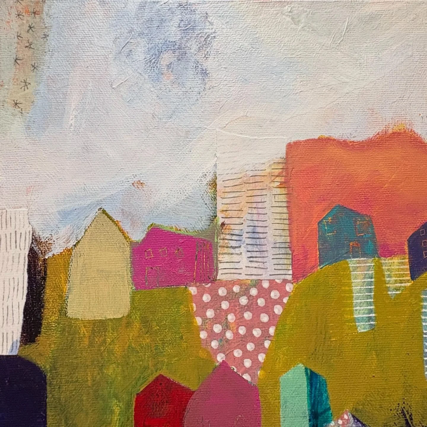 Always fun to work freely with color and shapes and discover the upcoming story in my paintings!

"Fish out of the bowl"
24x24

Soon on my website and meanwhile available on DM.