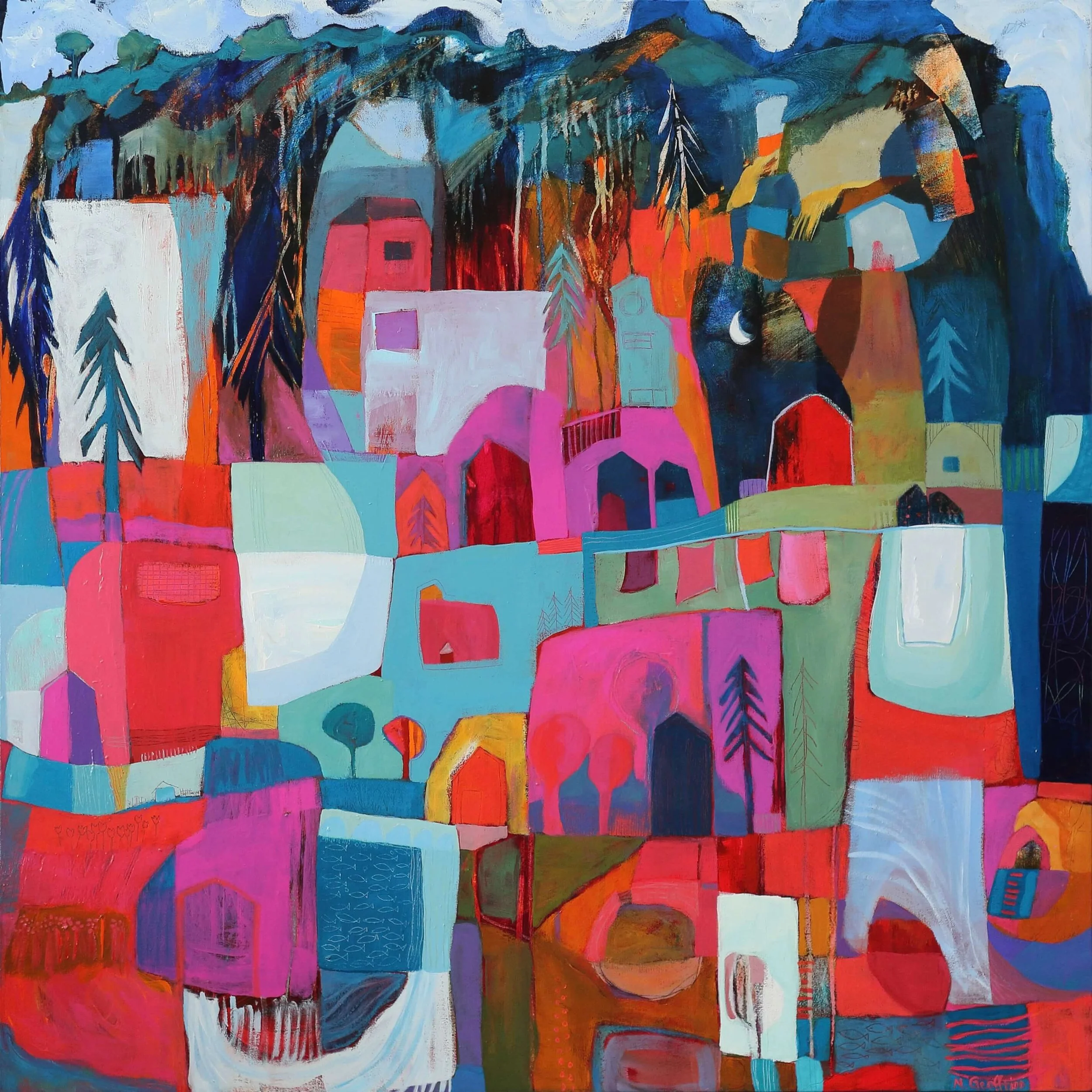 Moon Rising-Lune montante_36x36x1.5_acrylic on canvas_#380403.JPG