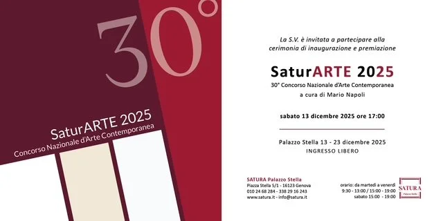 30 ° concorso internazionale SaturARTE 2025
