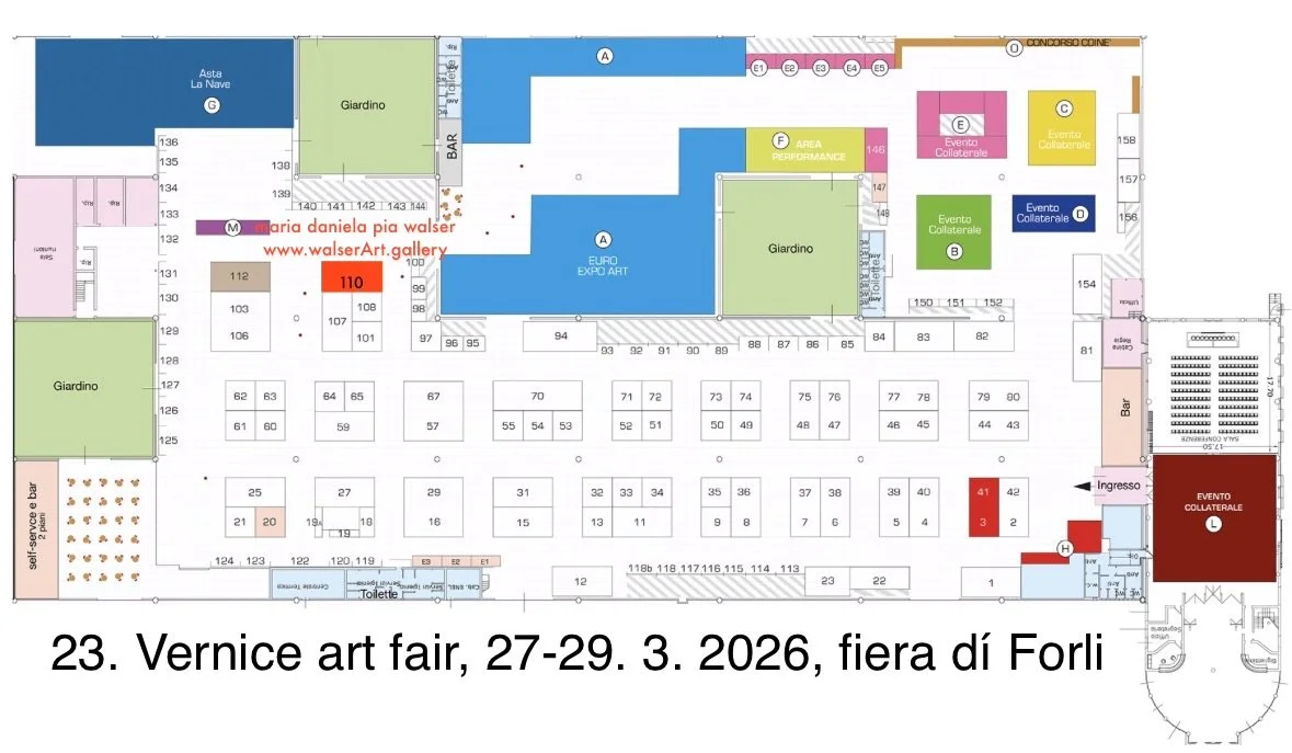 pianimetria vernice art fair 2026, stand 110, di walser