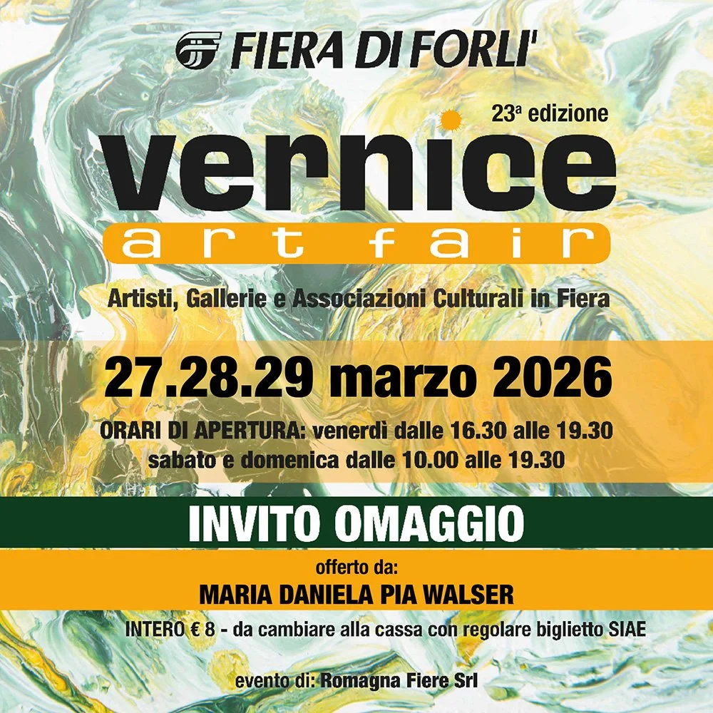 artist: maria daniela pia walser, www.walserart.gallery, stand 110, vernice art fair 2026, 
