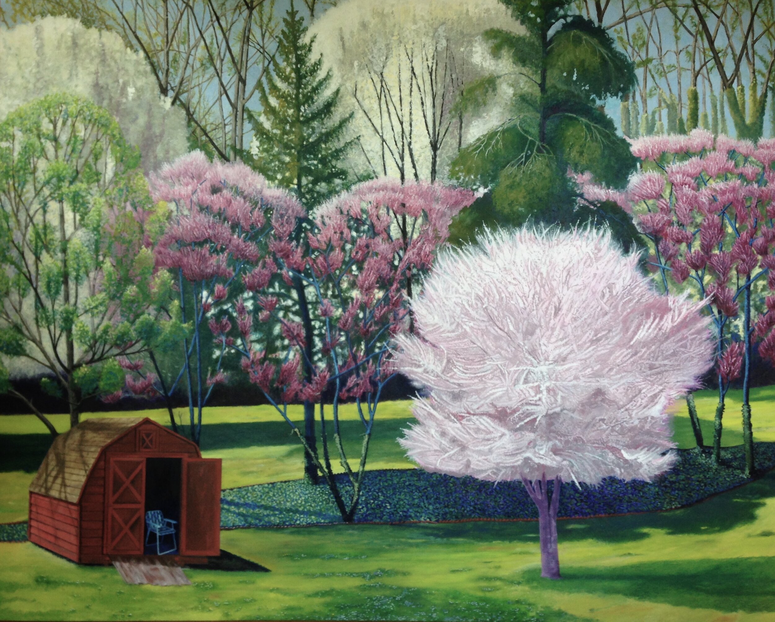 Bob's Backyard: 2019 / 5' x 4' / Oil on Canvas