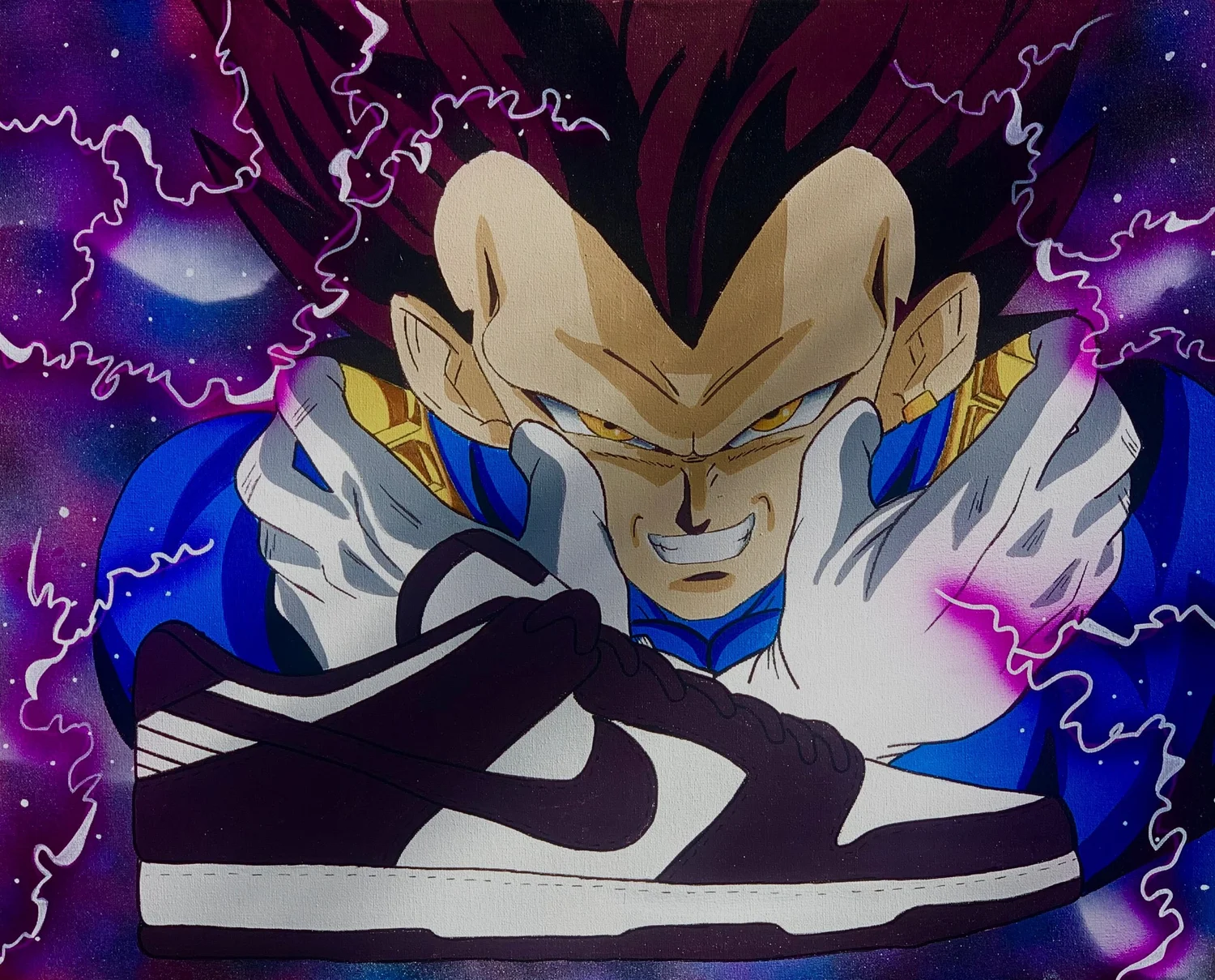 Ultra Ego Vegeta Nike Dunk — Nick901 - Main Image