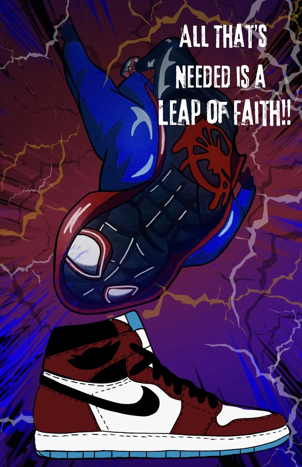 Miles Morales Spider-Man Jordan — Nick901